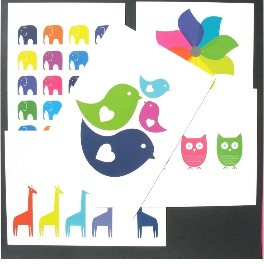 KORT colorful art card set from IKEA 5”x 7”